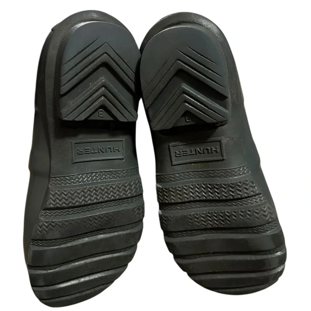 Hunter Grey Women's Original Tall Rain Boots SZ 6 - Picture 3 of 4